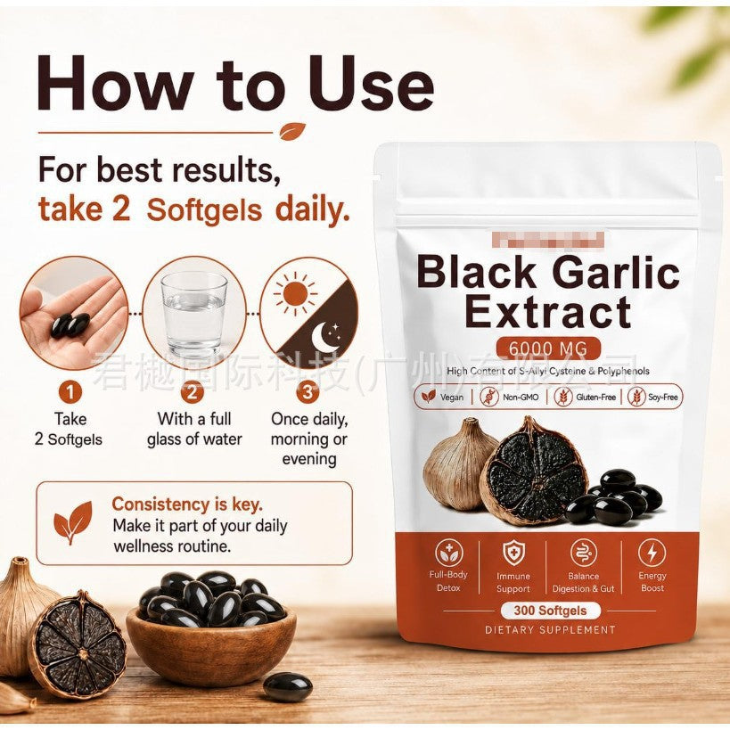 Black Garlic Extract Sweet Softgels